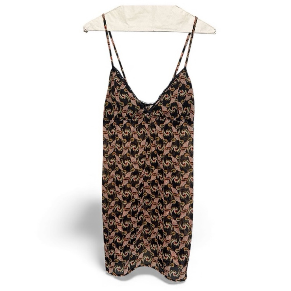 The Webster at Target Black & Pink Swim Coverup M/L + Small Matching Slip Small